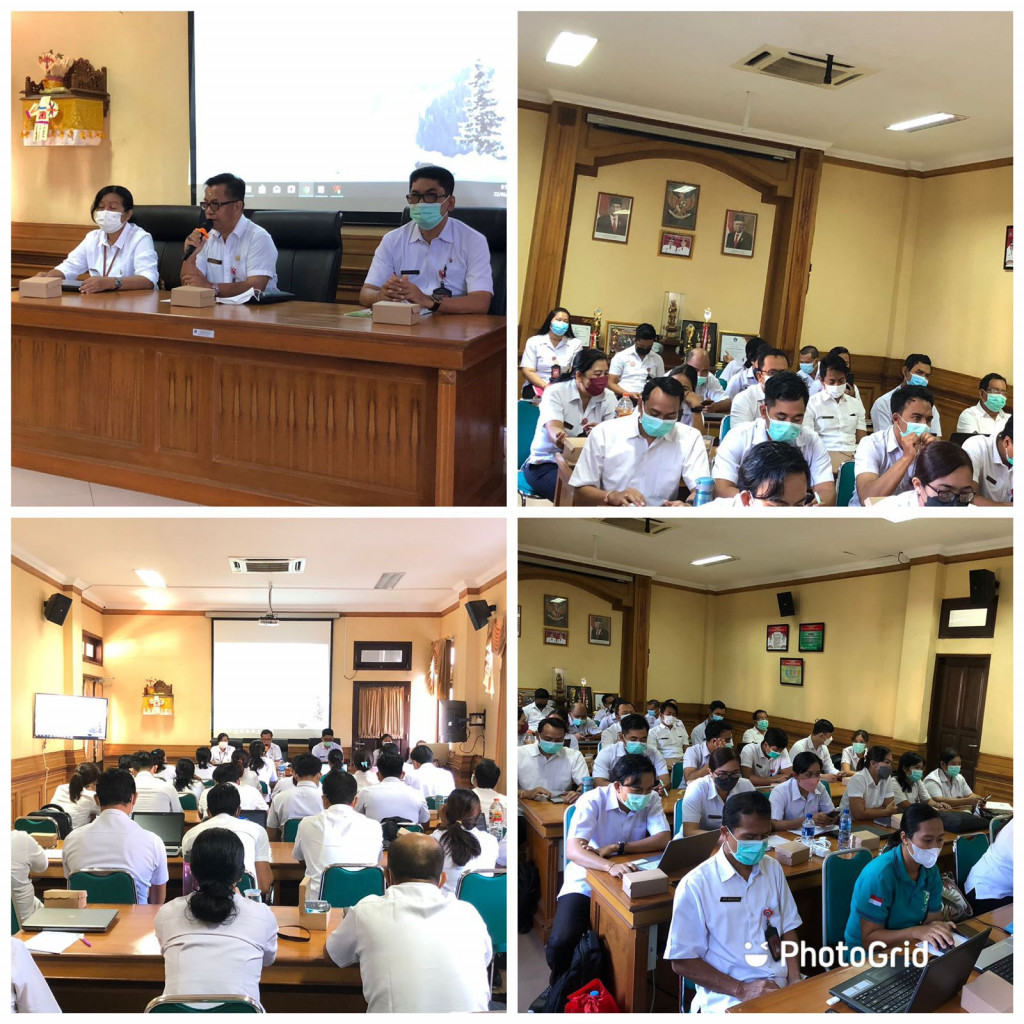 Penyegaran Surveilance dan Pemuktahiran Data COVID-19 oleh Dinas Kesehatan Badung